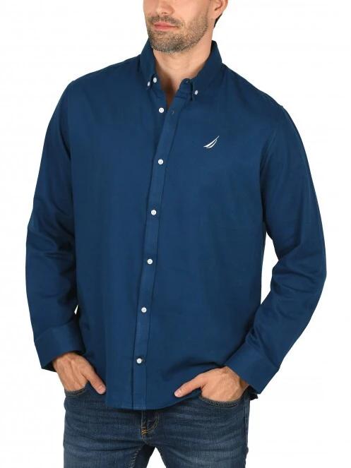 Nautica Tidwell LS Shirt férfi hosszú ujjú ing sötétkék színben 2