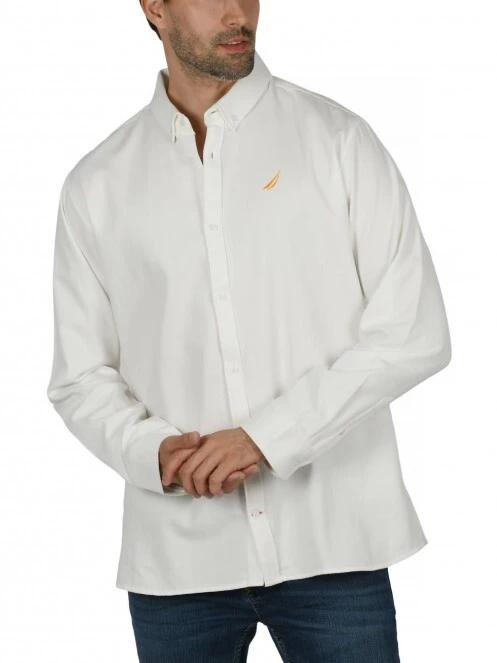 Nautica Tidwell LS Shirt férfi hosszú ujjú ing fehér színben 2