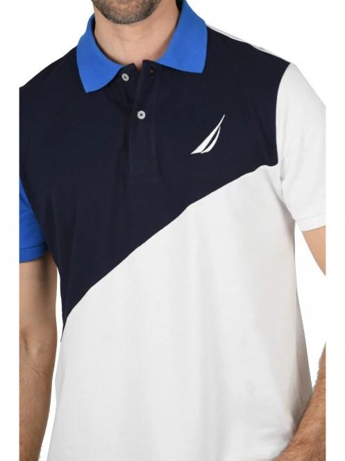 Nautica Buck Polo Shirt férfi galléros póló fehér színben 5