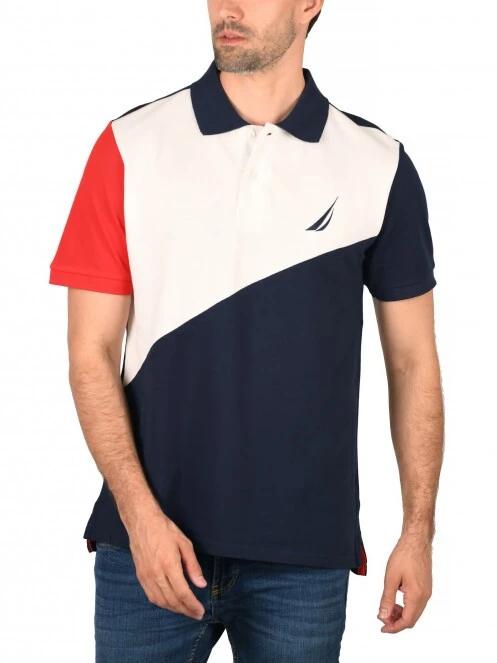 Nautica Buck Polo Shirt férfi galléros póló sötétkék színben 2