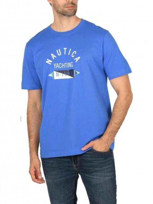 Nautica Levi T-Shirt férfi rövid ujjú póló kék színben 2