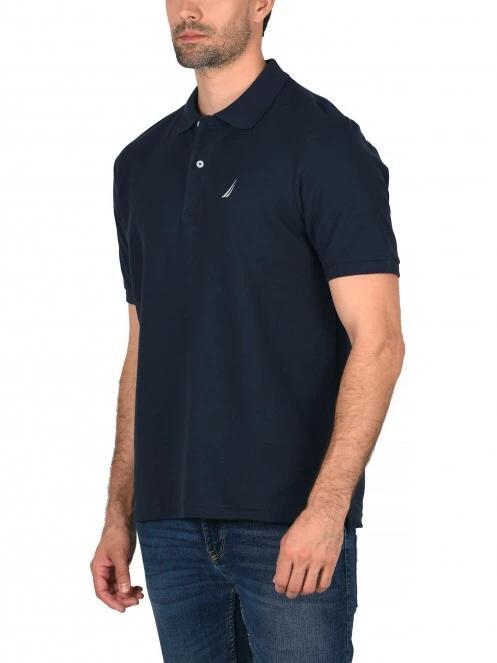 Nautica Maddox Polo Shirt férfi galléros póló sötétkék színben 2