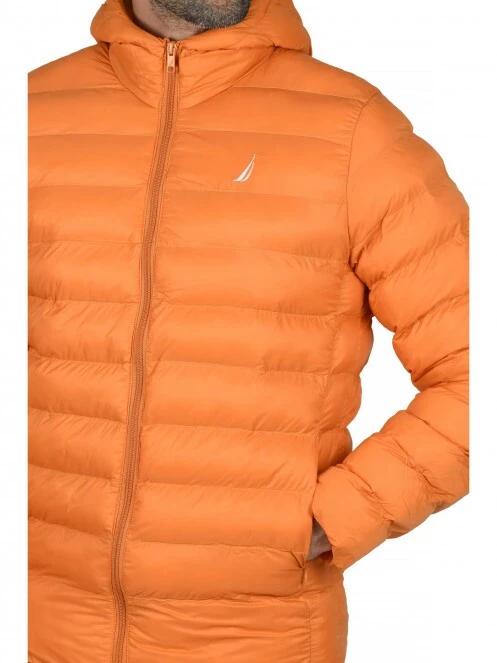 Nautica Zion Padded Jacket férfi utcai kabát narancssárga színben 5