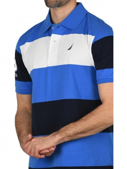 Nautica Dash Polo Shirt férfi galléros póló kék színben 5