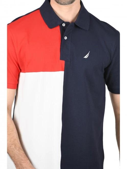 Nautica Jaxson Polo Shirt férfi galléros póló sötétkék színben 5