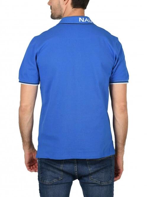 Nautica Bromley Polo Shirt férfi galléros póló kék színben 4