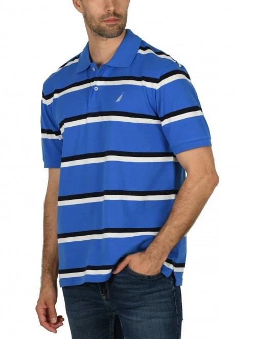 Nautica Brennan Polo Shirt férfi galléros póló kék színben 2