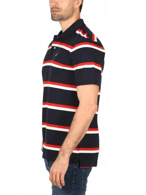 Nautica Brennan Polo Shirt férfi galléros póló sötétkék színben 3