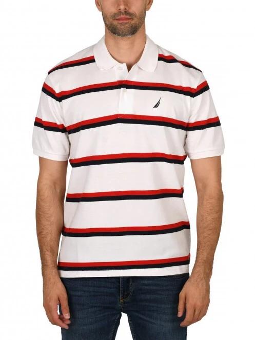 Nautica Brennan Polo Shirt férfi galléros póló fehér színben 2