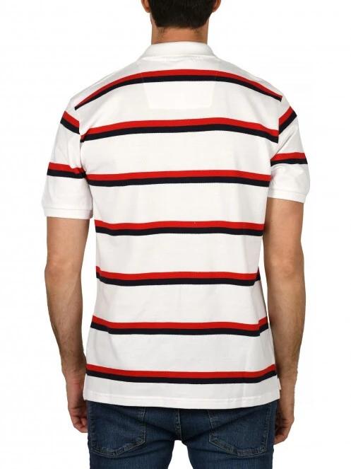 Nautica Brennan Polo Shirt férfi galléros póló fehér színben 4