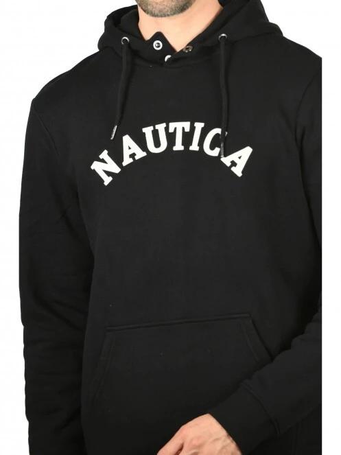 Nautica Ellis OH Hoody férfi kapucnis pulóver fekete színben 5
