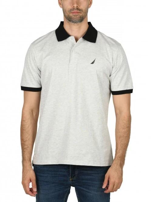 Nautica Elgar Polo Shirt férfi galléros póló szürke színben 2