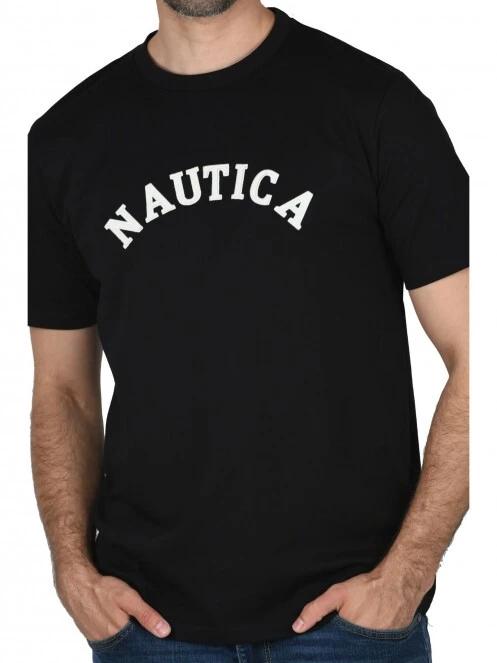 Nautica Trent T-Shirt férfi rövid ujjú póló fekete színben 5