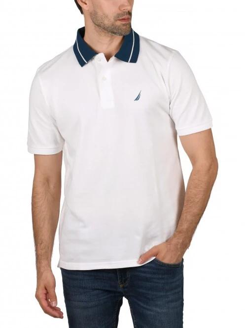 Nautica Rogan Polo Shirt férfi galléros póló fehér színben 2