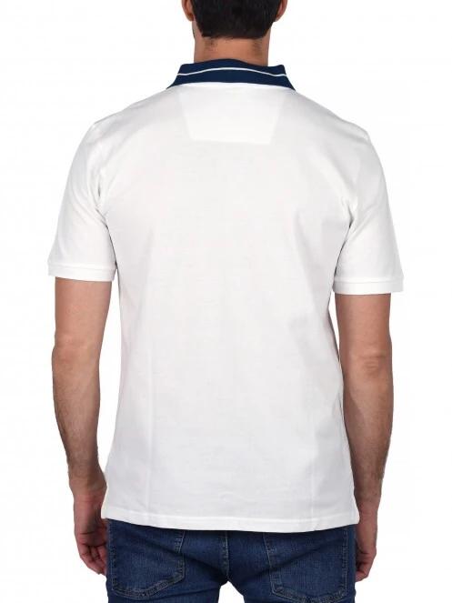 Nautica Rogan Polo Shirt férfi galléros póló fehér színben 4