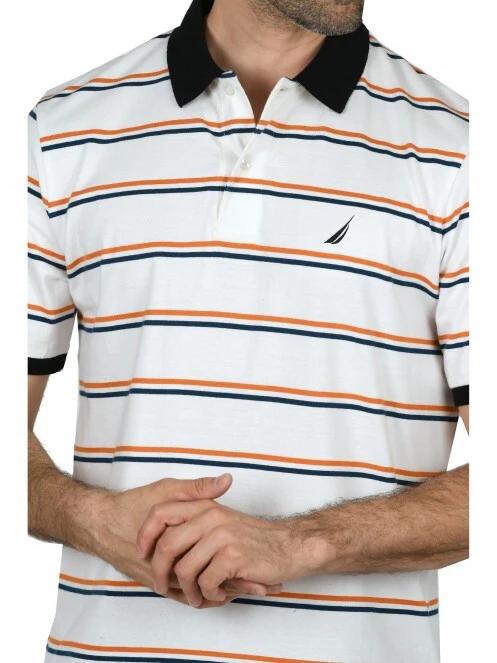 Nautica Arif Polo Shirt férfi galléros póló fehér színben 5