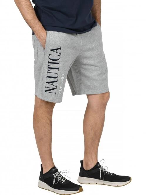 Nautica Locust Fleece Short férfi rövidnadrág szürke színben 3