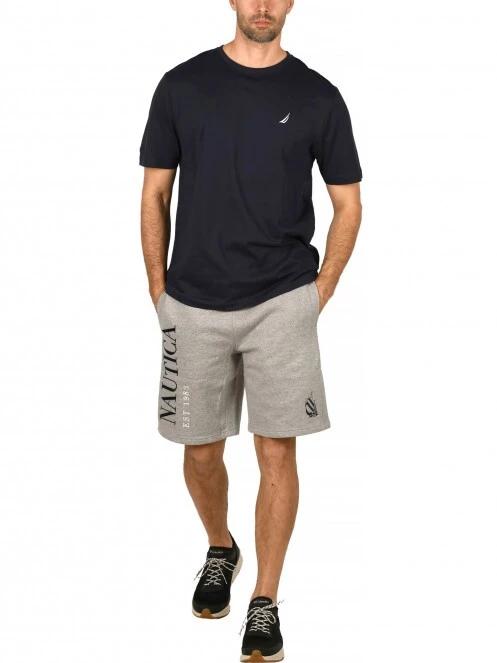 Nautica Locust Fleece Short férfi rövidnadrág szürke színben 6