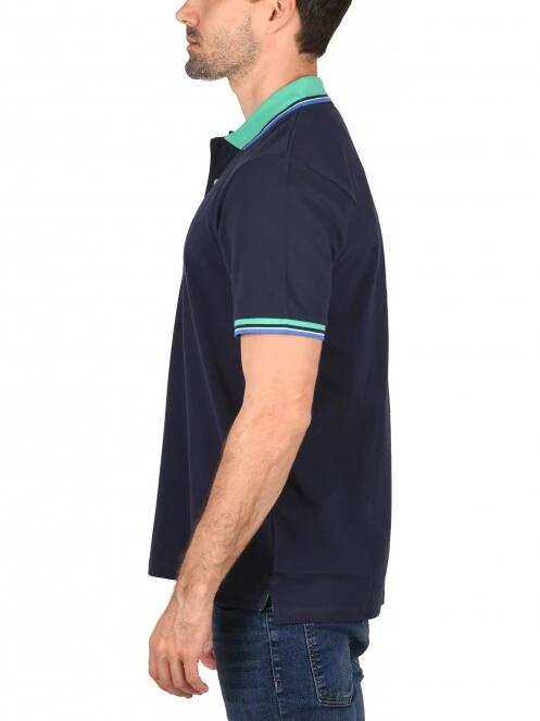 Nautica Odell Polo Shirt férfi galléros póló sötétkék színben 3