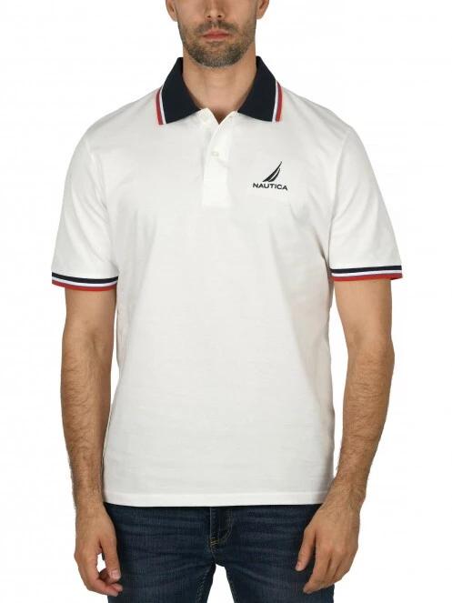 Nautica Odell Polo Shirt férfi galléros póló fehér színben 2