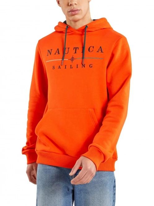 Nautica Malbo OH Hoody férfi kapucnis pulóver narancssárga színben 2