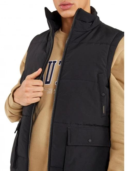 Nautica Emmett Gilet férfi mellény fekete színben 5