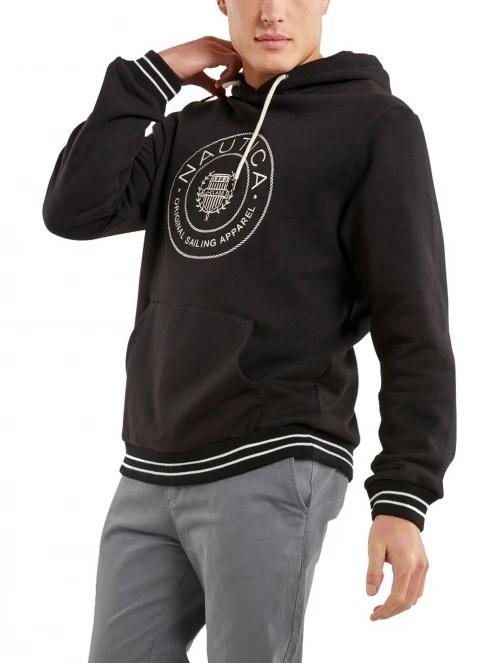 Nautica Hyde OH Hoody férfi kapucnis pulóver fekete színben 2