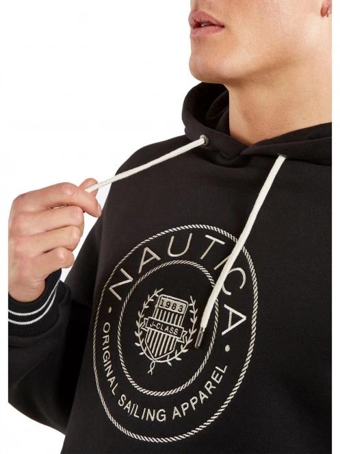 Nautica Hyde OH Hoody férfi kapucnis pulóver fekete színben 5