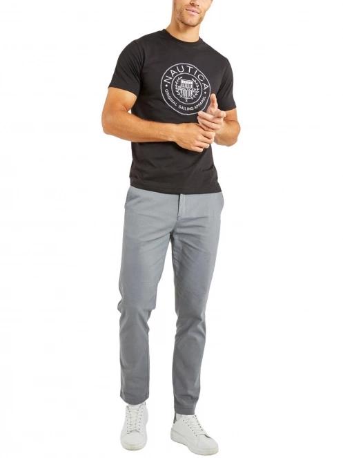 Nautica Pendle T-Shirt férfi rövid ujjú póló fekete színben 4
