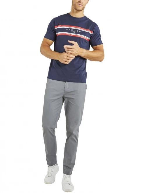Nautica Ivo T-Shirt férfi rövid ujjú póló sötétkék színben 4