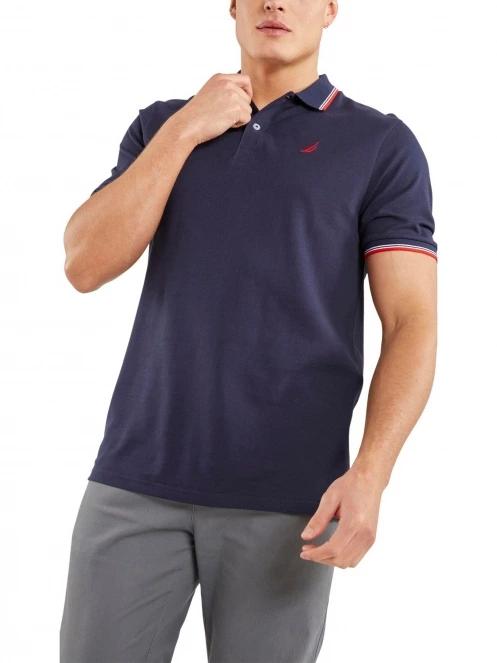 Nautica Sven Polo Shirt férfi rövid ujjú póló sötétkék színben 2