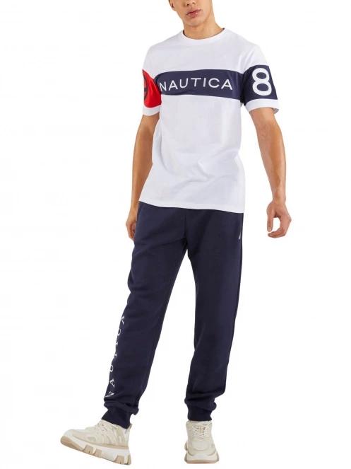 Nautica Calvin T-Shirt férfi rövid ujjú póló fehér színben 4