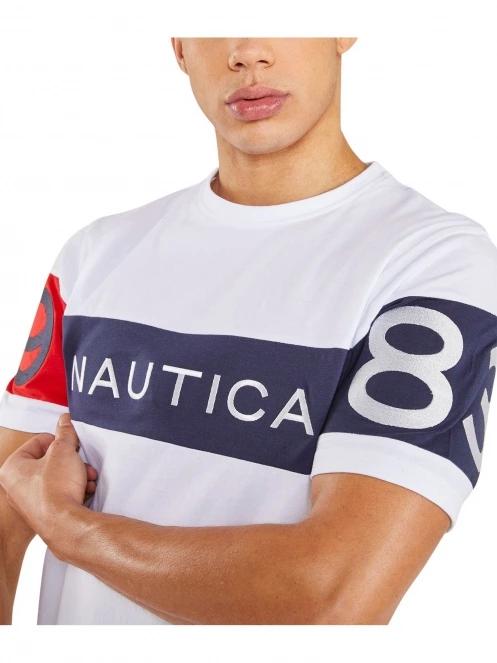 Nautica Calvin T-Shirt férfi rövid ujjú póló fehér színben 5