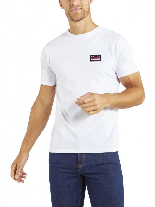 Nautica Zane T-Shirt férfi rövid ujjú póló fehér színben 2