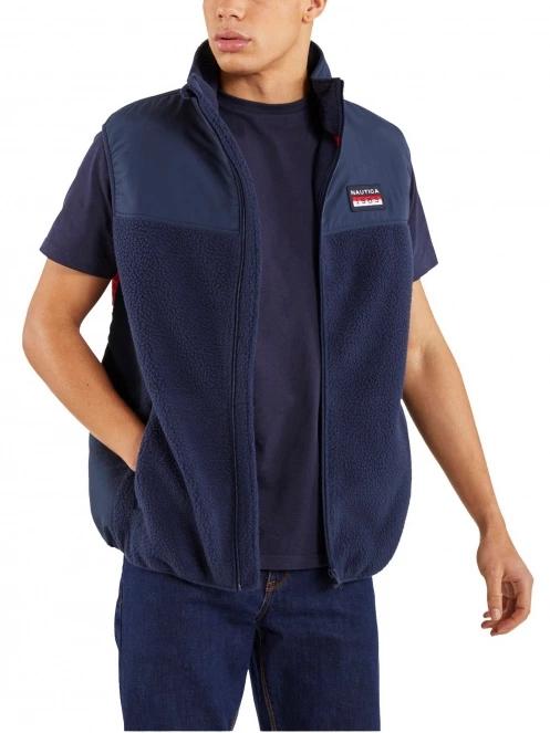 Nautica Cruz Gilet férfi mellény sötétkék színben 2