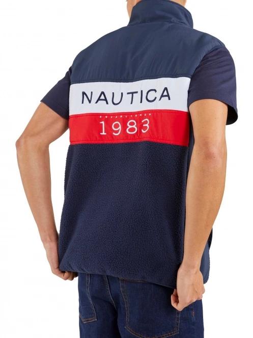 Nautica Cruz Gilet férfi mellény sötétkék színben 3