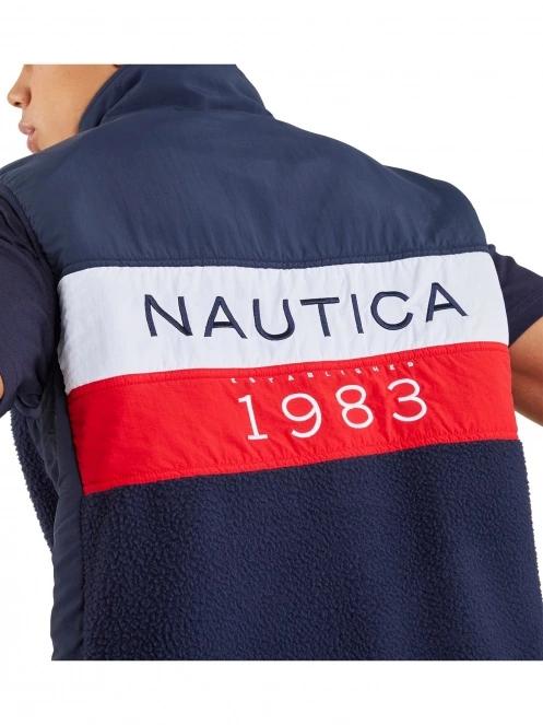 Nautica Cruz Gilet férfi mellény sötétkék színben 6