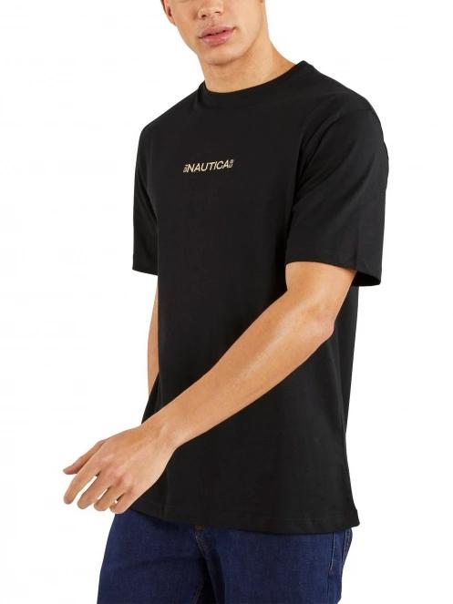 Nautica Ramon T-Shirt férfi rövid ujjú póló fekete színben 2