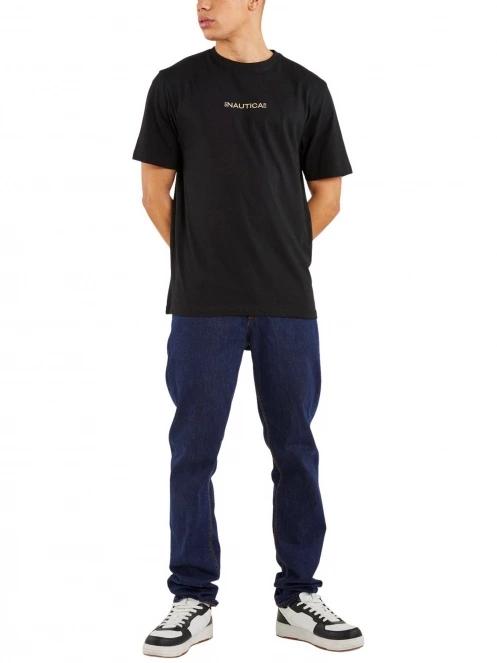 Nautica Ramon T-Shirt férfi rövid ujjú póló fekete színben 4