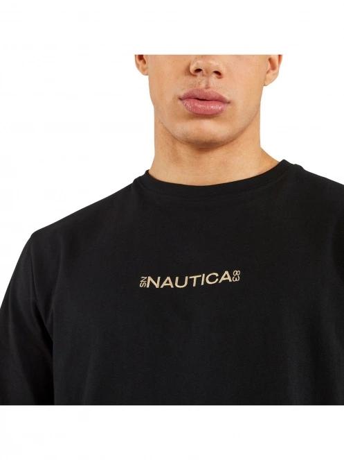 Nautica Ramon T-Shirt férfi rövid ujjú póló fekete színben 5