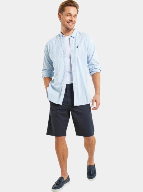 Nautica Sage Chino Short férfi rövidnadrág sötétkék színben 4