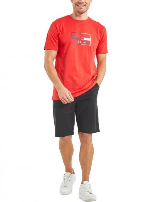 Nautica Alves T-Shirt férfi rövid ujjú póló piros színben 4