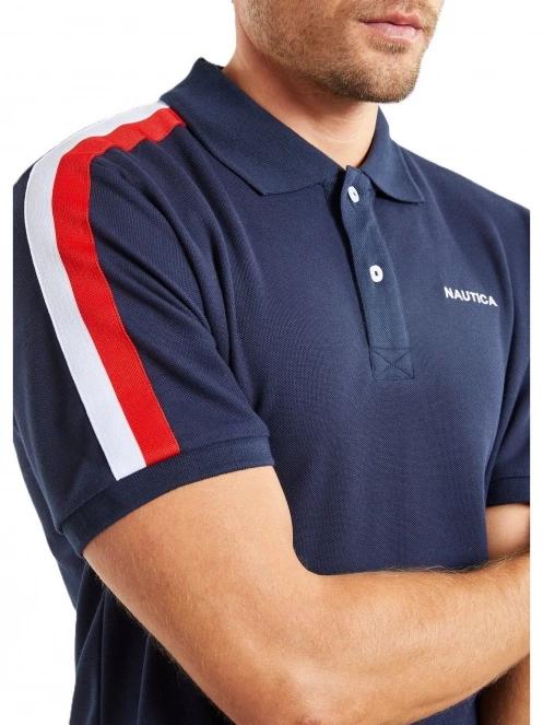 Nautica Hopeman Polo Shirt férfi galléros póló sötétkék színben 5