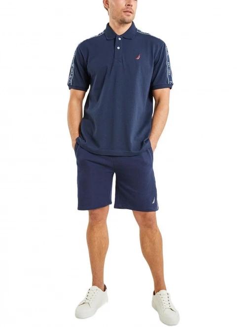 Nautica Connolly Polo Shirt férfi galléros póló sötétkék színben 4