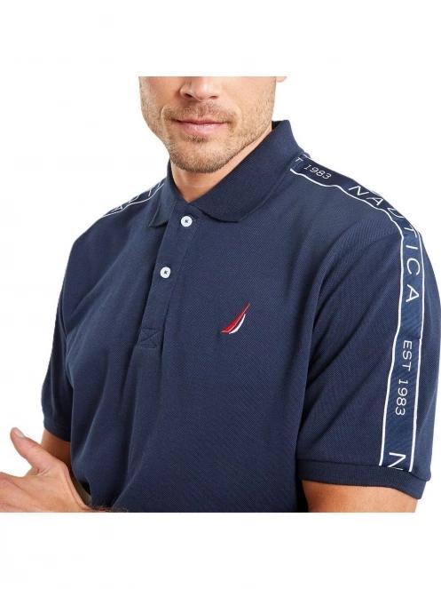 Nautica Connolly Polo Shirt férfi galléros póló sötétkék színben 5