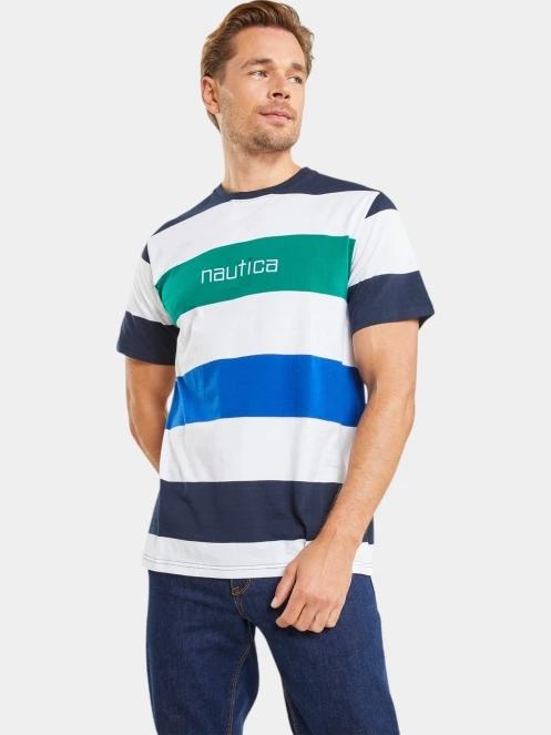Nautica Dakari T-Shirt férfi rövid ujjú póló fehér színben 2