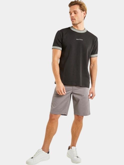 Nautica Cannon T-Shirt férfi rövid ujjú póló fekete színben 4