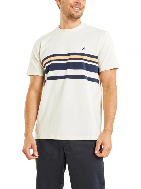 Nautica Stetson T-Shirt férfi rövid ujjú póló fehér színben 2