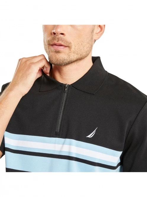 Nautica Princeton Polo Shirt férfi galléros póló fekete színben 5
