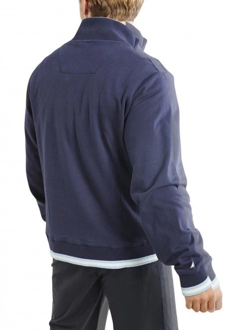 Nautica Banff 1/4 Zip Top férfi pulóver sötétkék színben 3